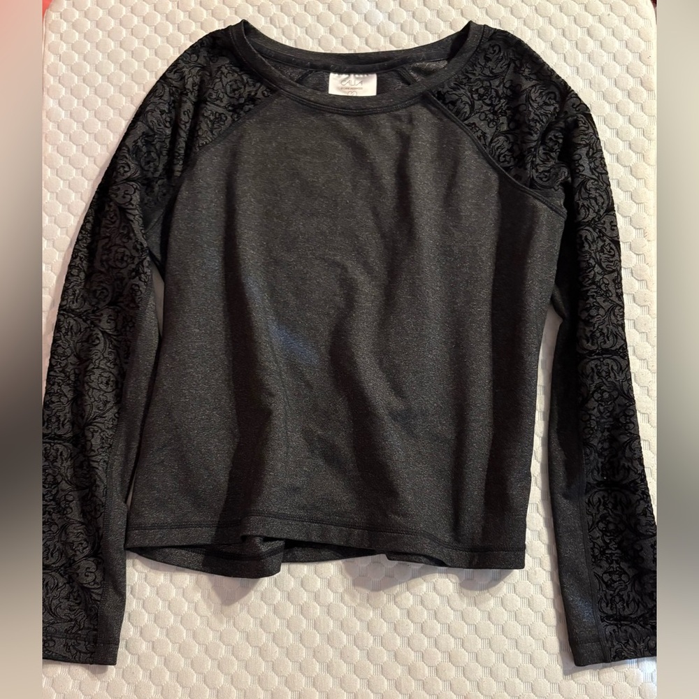 CALIA by Carrie Underwood Black Textured Top